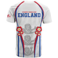 England Women Football T Shirt Three Lions Go World Cup 2023 - Wonder Print Shop