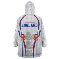 England Women Football Wearable Blanket Hoodie Three Lions Go World Cup 2023 - Wonder Print Shop