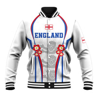 Custom England Women Football Baseball Jacket Three Lions Go World Cup 2023 LT9 - Wonder Print Shop