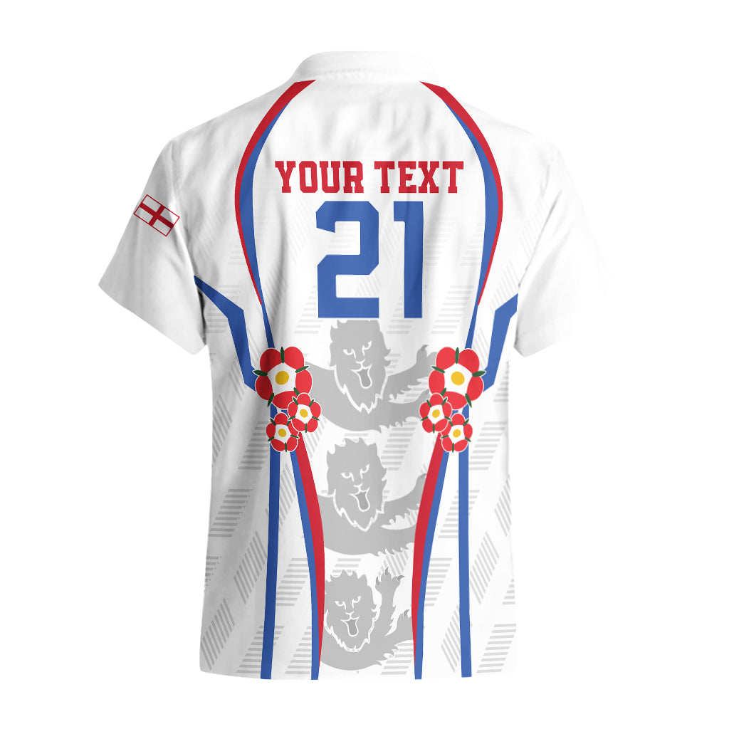 Custom England Women Football Hawaiian Shirt Three Lions Go World Cup 2023 - Wonder Print Shop