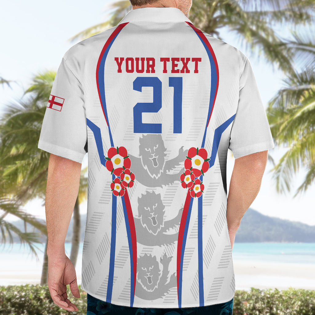Custom England Women Football Hawaiian Shirt Three Lions Go World Cup 2023 - Wonder Print Shop