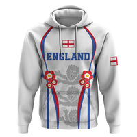 Custom England Women Football Hoodie Three Lions Go World Cup 2023 - Wonder Print Shop