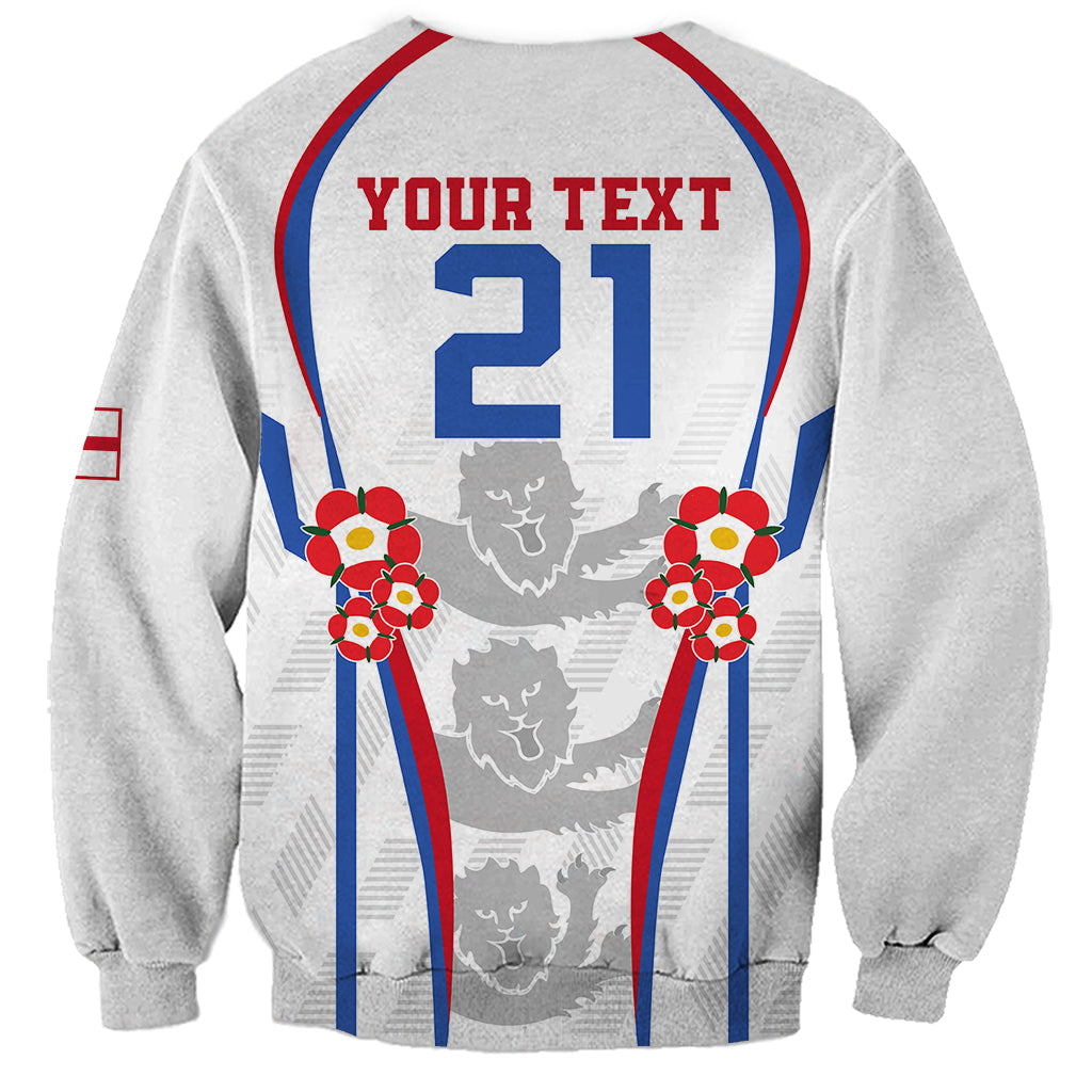 Custom England Women Football Sweatshirt Three Lions Go World Cup 2023 - Wonder Print Shop