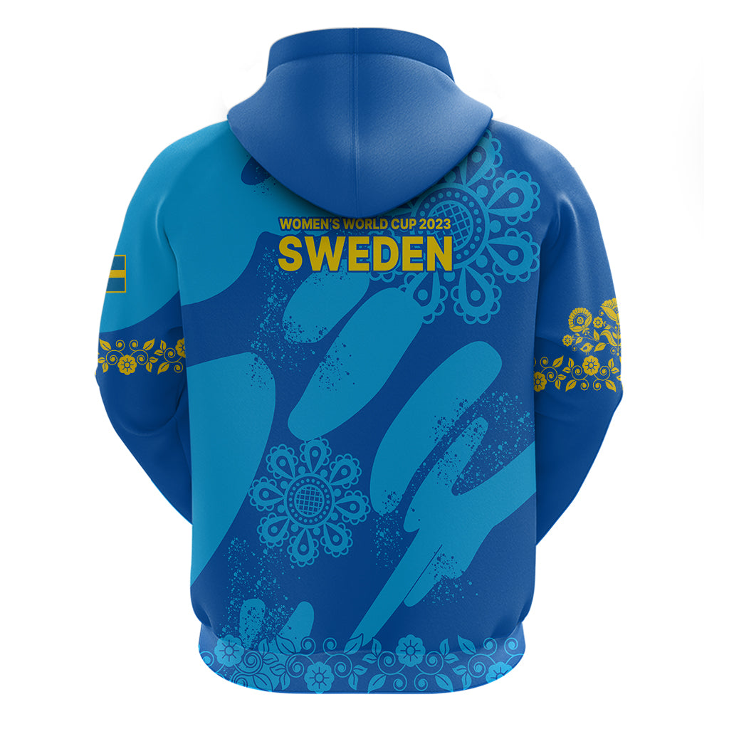 Sweden Women Football Hoodie Blagult World Cup 2023 - Wonder Print Shop