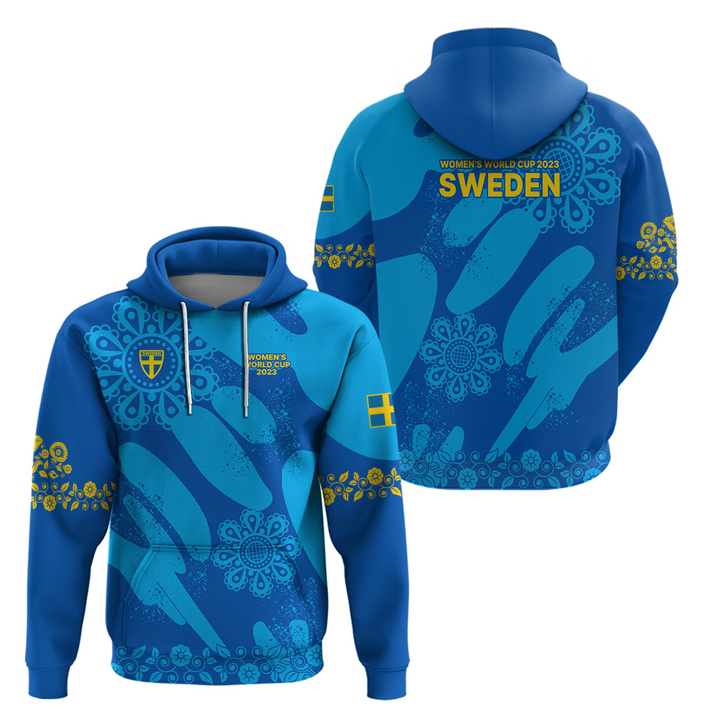 Sweden Women Football Hoodie Blagult World Cup 2023 - Wonder Print Shop