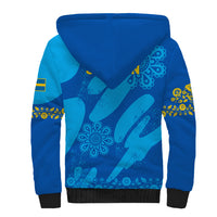 Sweden Women Football Sherpa Hoodie Blagult World Cup 2023 - Wonder Print Shop
