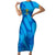 Sweden Women Football Short Sleeve Bodycon Dress Blagult World Cup 2023 - Wonder Print Shop