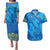 Custom Sweden Women Football Couples Matching Puletasi Dress and Hawaiian Shirt Blagult World Cup 2023 LT9 - Wonder Print Shop