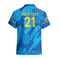 Custom Sweden Women Football Hawaiian Shirt Blagult World Cup 2023 - Wonder Print Shop