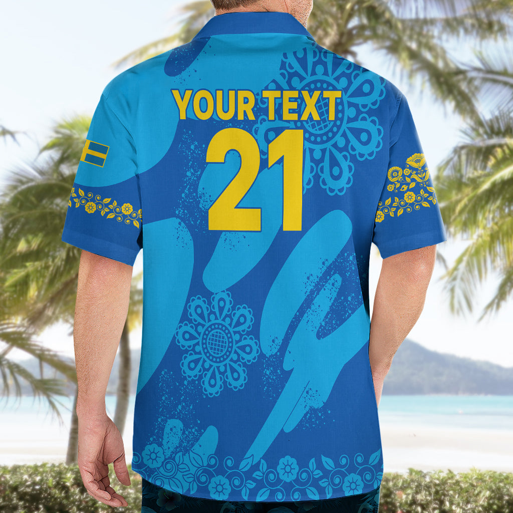 Custom Sweden Women Football Hawaiian Shirt Blagult World Cup 2023 - Wonder Print Shop