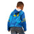 Custom Sweden Women Football Kid Hoodie Blagult World Cup 2023 - Wonder Print Shop