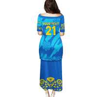 Custom Sweden Women Football Puletasi Blagult World Cup 2023 - Wonder Print Shop