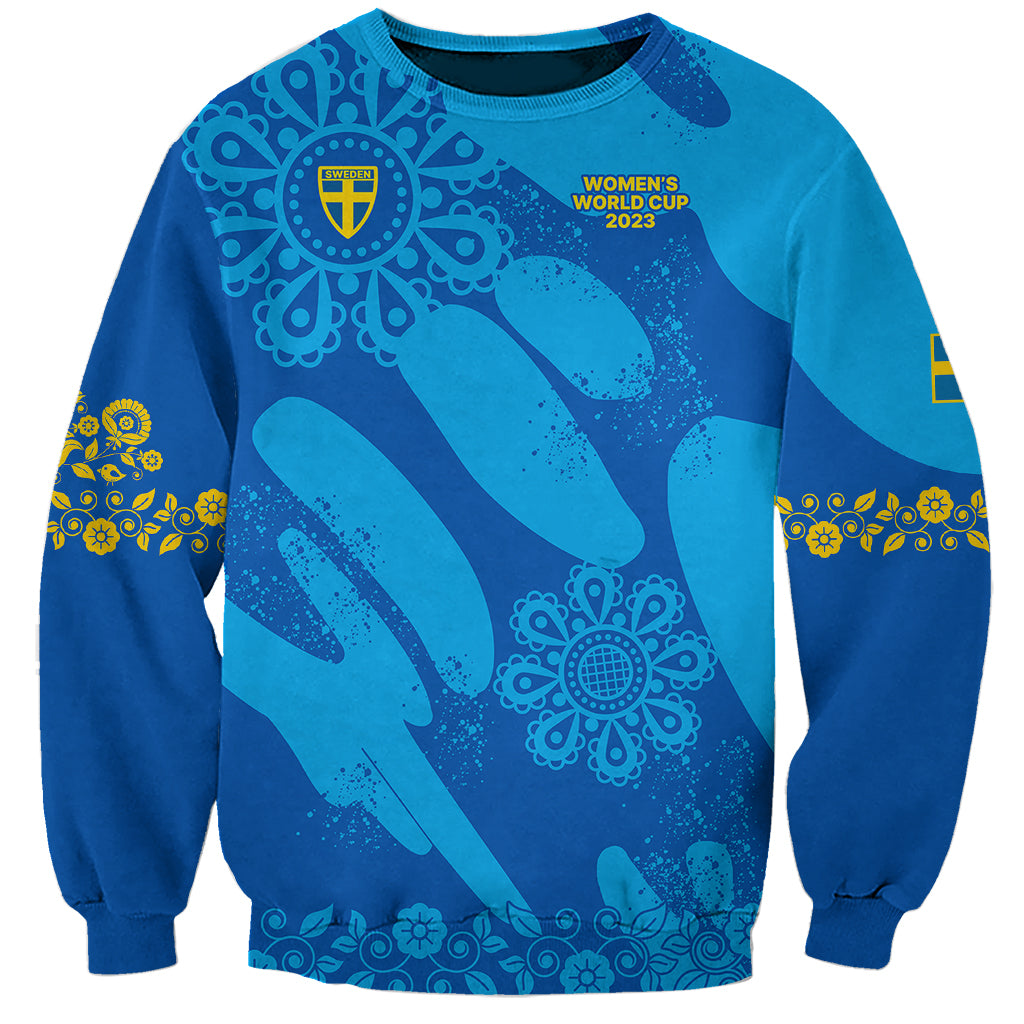 Custom Sweden Women Football Sweatshirt Blagult World Cup 2023 - Wonder Print Shop