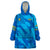 Custom Sweden Women Football Wearable Blanket Hoodie Blagult World Cup 2023 - Wonder Print Shop