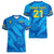 Custom Sweden Women Football Women V Neck T Shirt Blagult World Cup 2023 - Wonder Print Shop
