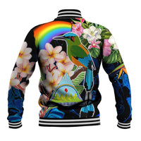 Nicaragua Baseball Jacket Guardabarranco and Beauty Sacuanjoche Sprit LT9 - Wonder Print Shop