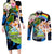 Nicaragua Couples Matching Long Sleeve Bodycon Dress and Long Sleeve Button Shirts Guardabarranco and Beauty Sacuanjoche Sprit LT9 - Wonder Print Shop