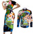 Nicaragua Couples Matching Short Sleeve Bodycon Dress and Long Sleeve Button Shirts Guardabarranco and Beauty Sacuanjoche Sprit LT9 - Wonder Print Shop
