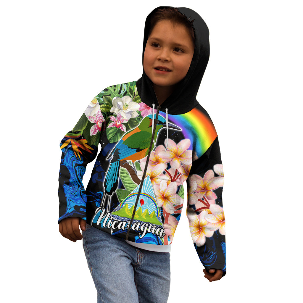 Nicaragua Kid Hoodie Guardabarranco and Beauty Sacuanjoche Sprit - Wonder Print Shop