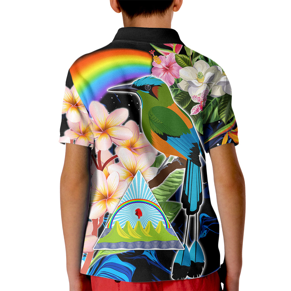 Nicaragua Kid Polo Shirt Guardabarranco and Beauty Sacuanjoche Sprit - Wonder Print Shop