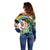 Nicaragua Off Shoulder Sweater Guardabarranco and Beauty Sacuanjoche Sprit - Wonder Print Shop