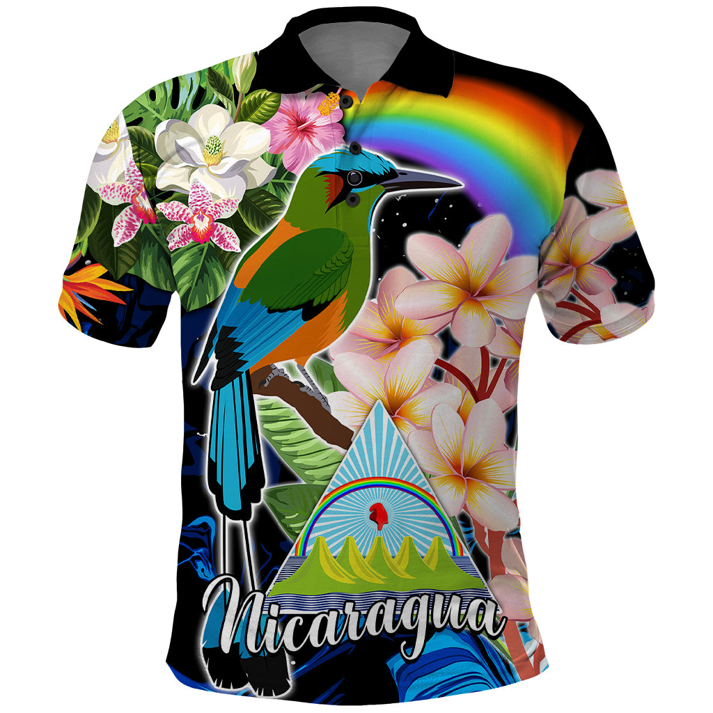 Nicaragua Polo Shirt Guardabarranco and Beauty Sacuanjoche Sprit - Wonder Print Shop