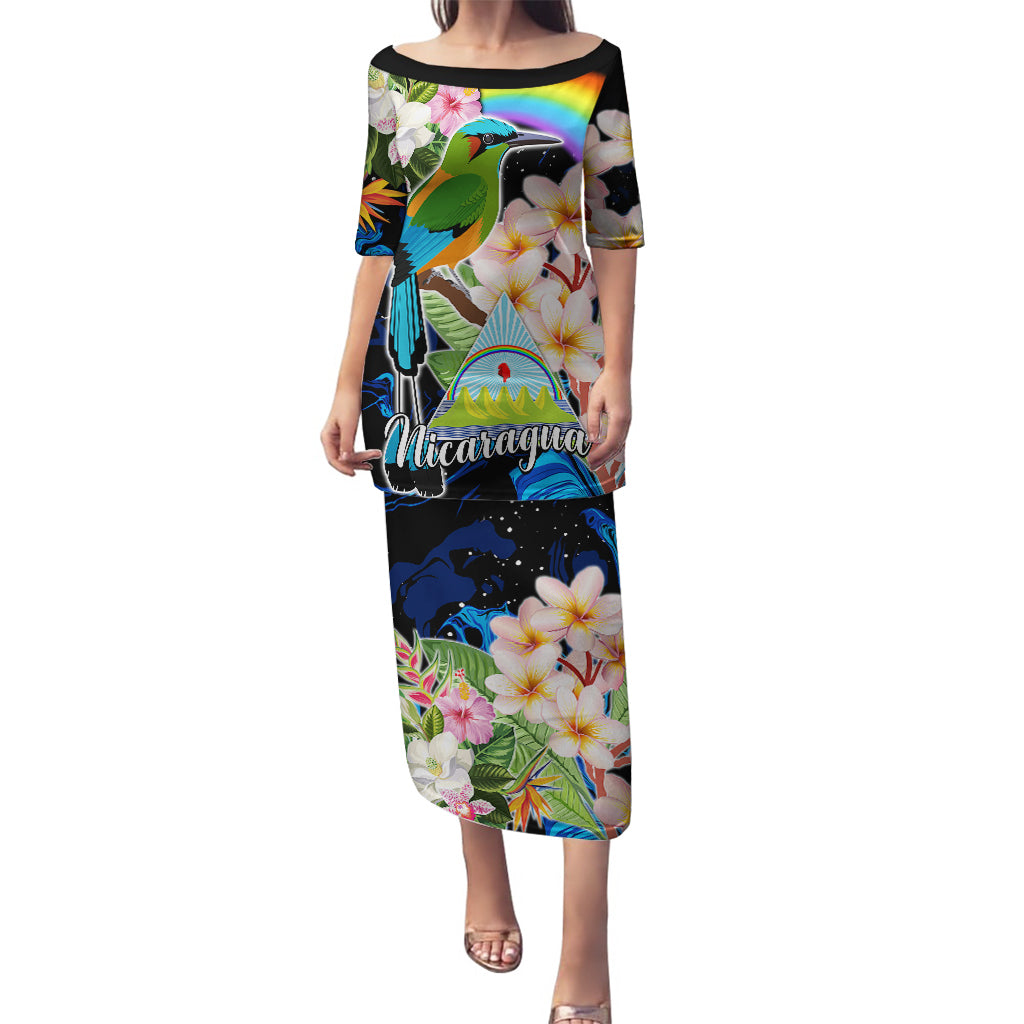 Nicaragua Puletasi Guardabarranco and Beauty Sacuanjoche Sprit - Wonder Print Shop