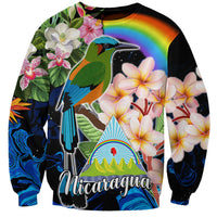Nicaragua Sweatshirt Guardabarranco and Beauty Sacuanjoche Sprit - Wonder Print Shop
