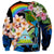 Nicaragua Sweatshirt Guardabarranco and Beauty Sacuanjoche Sprit - Wonder Print Shop