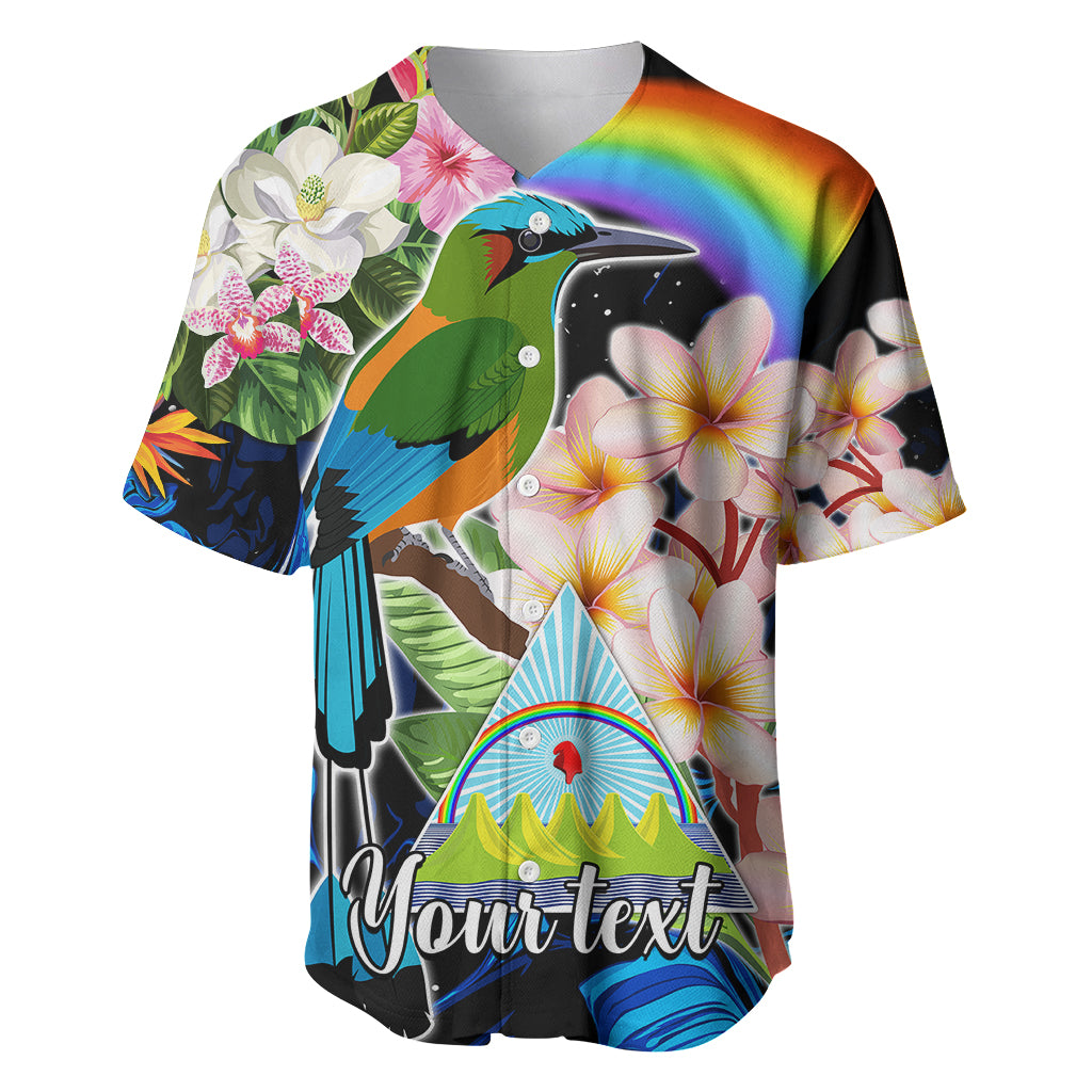 Personalised Nicaragua Baseball Jersey Guardabarranco and Beauty Sacuanjoche Sprit LT9 - Wonder Print Shop