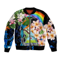 Personalised Nicaragua Bomber Jacket Guardabarranco and Beauty Sacuanjoche Sprit LT9 - Wonder Print Shop
