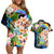 Personalised Nicaragua Couples Matching Off Shoulder Short Dress and Hawaiian Shirt Guardabarranco and Beauty Sacuanjoche Sprit LT9 - Wonder Print Shop