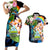 Personalised Nicaragua Couples Matching Short Sleeve Bodycon Dress and Hawaiian Shirt Guardabarranco and Beauty Sacuanjoche Sprit LT9 - Wonder Print Shop