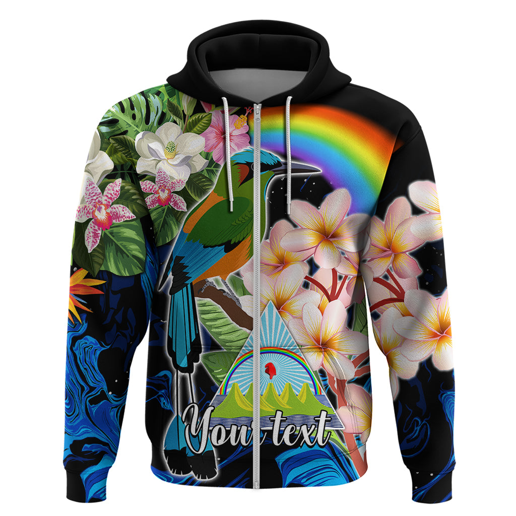 Personalised Nicaragua Hoodie Guardabarranco and Beauty Sacuanjoche Sprit - Wonder Print Shop