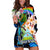 Personalised Nicaragua Hoodie Dress Guardabarranco and Beauty Sacuanjoche Sprit - Wonder Print Shop