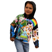 Personalised Nicaragua Kid Hoodie Guardabarranco and Beauty Sacuanjoche Sprit - Wonder Print Shop