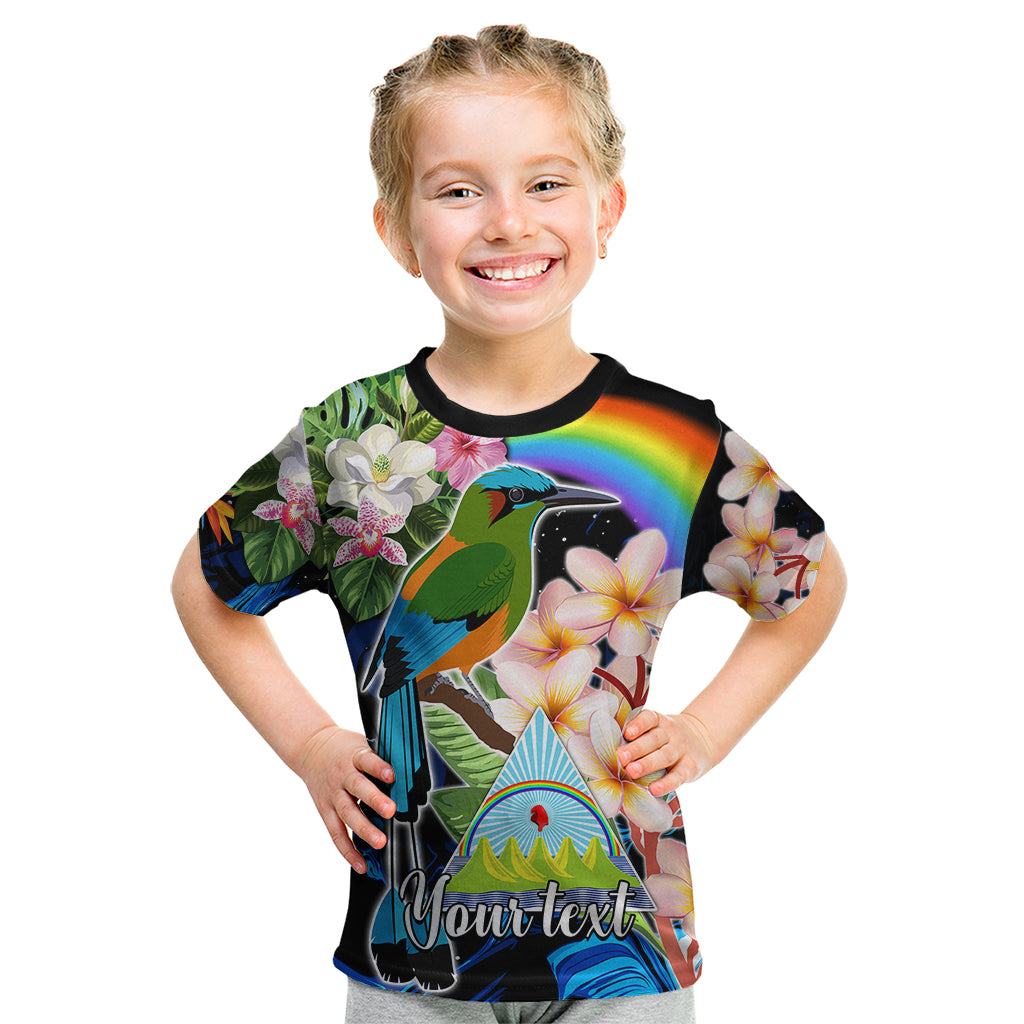 Personalised Nicaragua Kid T Shirt Guardabarranco and Beauty Sacuanjoche Sprit - Wonder Print Shop