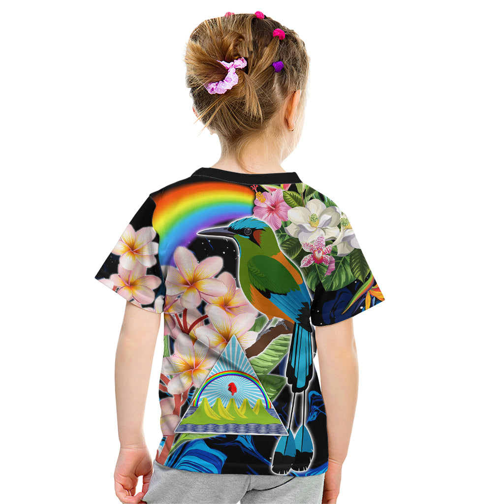 Personalised Nicaragua Kid T Shirt Guardabarranco and Beauty Sacuanjoche Sprit - Wonder Print Shop