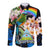 Personalised Nicaragua Long Sleeve Button Shirt Guardabarranco and Beauty Sacuanjoche Sprit - Wonder Print Shop