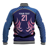 Twenty20 Japan Cricket Custom Baseball Jacket Retro Blue Version - Wonder Print Shop