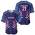 Twenty20 Japan Cricket Custom Baseball Jersey Retro Blue Version - Wonder Print Shop