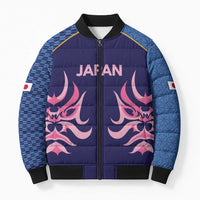 Twenty20 Japan Cricket Custom Bomber Puffer Jacket Retro Blue Version - Wonder Print Shop