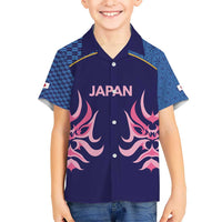 Twenty20 Japan Cricket Custom Hawaiian Shirt Retro Blue Version - Wonder Print Shop
