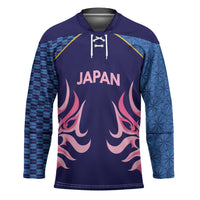 Twenty20 Japan Cricket Custom Hockey Jersey Retro Blue Version - Wonder Print Shop