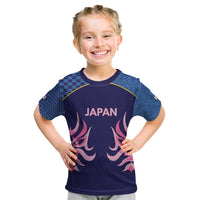 Twenty20 Japan Cricket Custom Kid T Shirt Retro Blue Version - Wonder Print Shop
