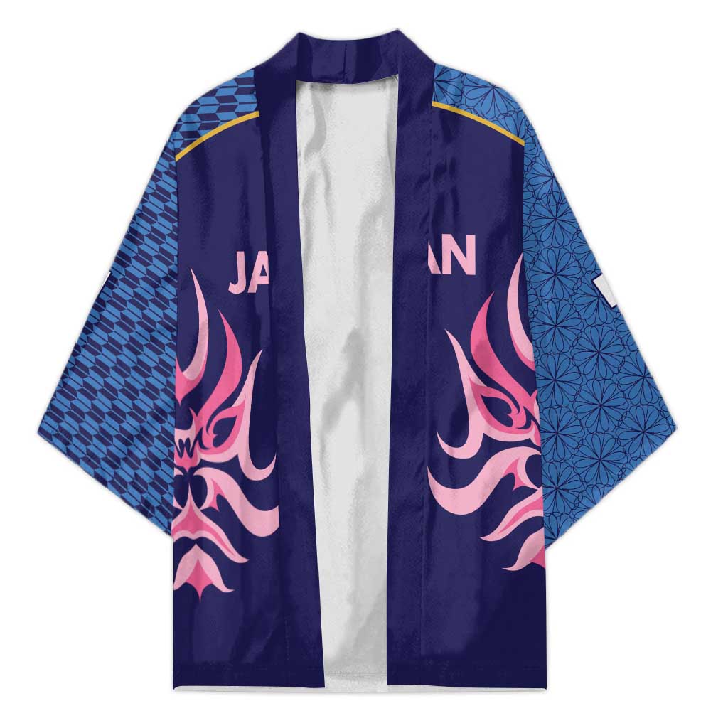 Twenty20 Japan Cricket Custom Kimono Retro Blue Version - Wonder Print Shop