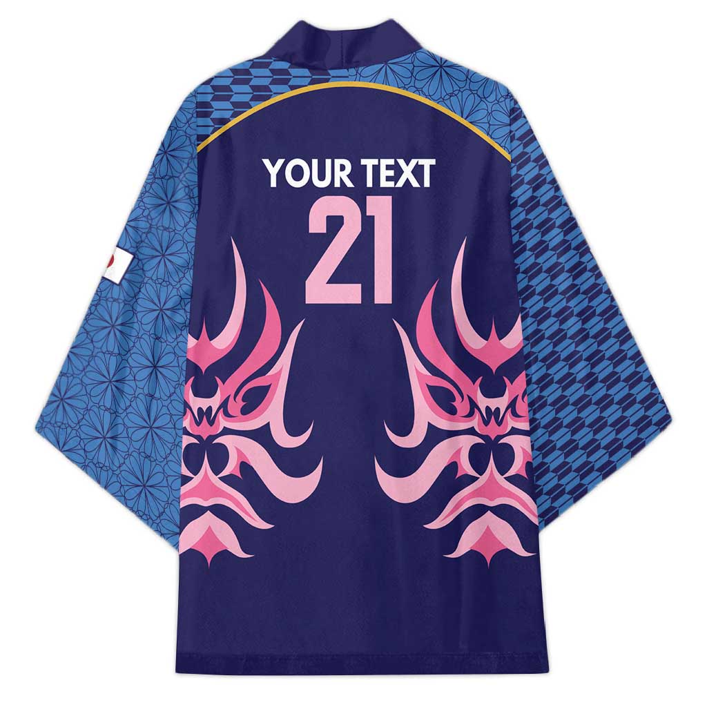 Twenty20 Japan Cricket Custom Kimono Retro Blue Version - Wonder Print Shop