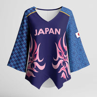 Twenty20 Japan Cricket Custom Kimono Sleeve Blouse Retro Blue Version - Wonder Print Shop