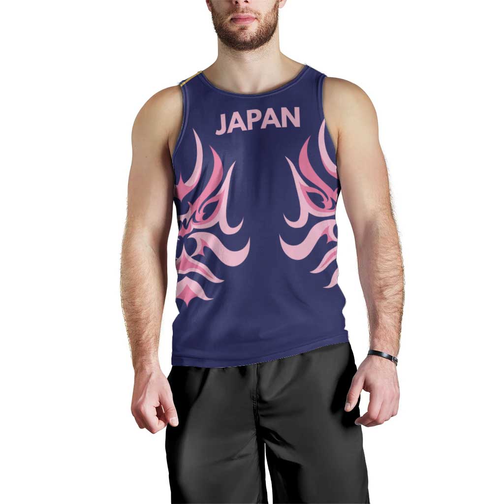 Twenty20 Japan Cricket Custom Men Tank Top Retro Blue Version - Wonder Print Shop