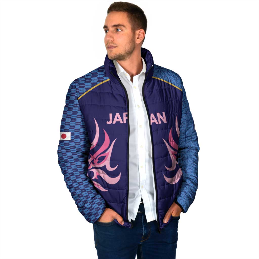Twenty20 Japan Cricket Custom Padded Jacket Retro Blue Version - Wonder Print Shop